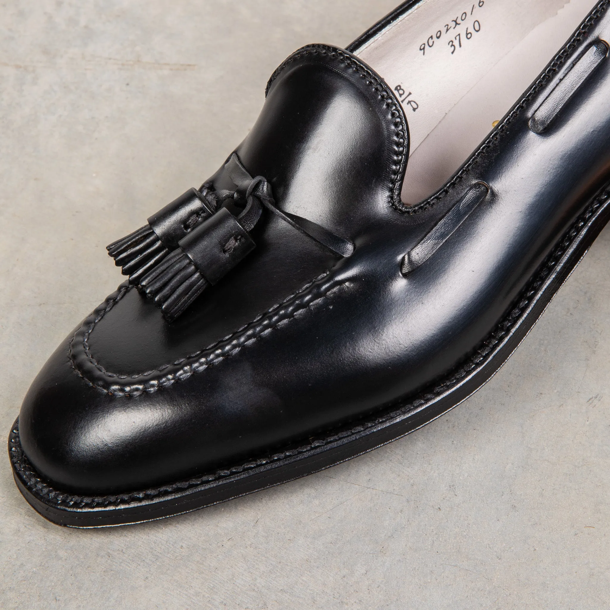 Alden X Frans Boone Black Cordovan Tassel Loafer