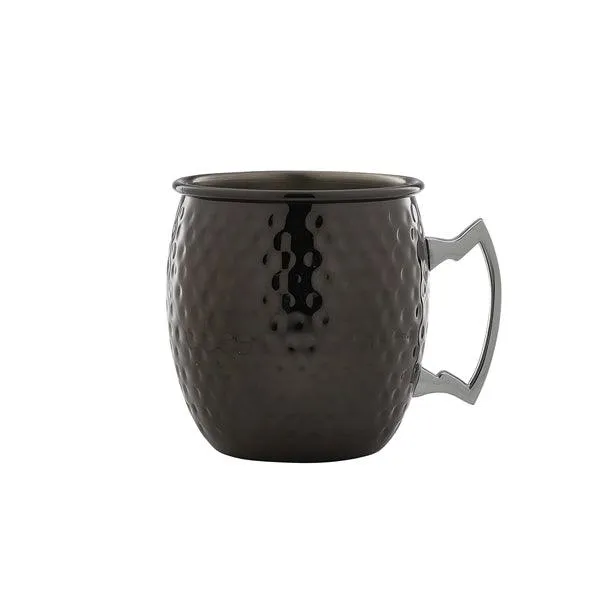 Barrel Gun Metal Mug 55cl/19.25oz Hammered