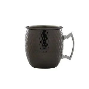 Barrel Gun Metal Mug 55cl/19.25oz Hammered