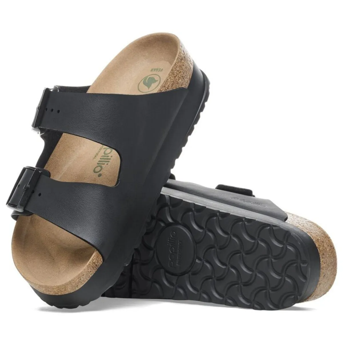 Birkenstock Women's Arizona Flex Platform Birko-Flor Black