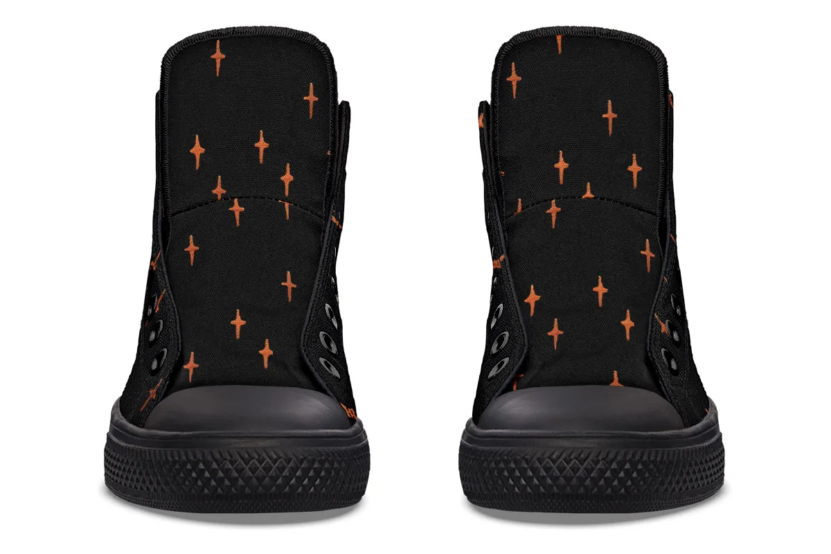 Boo High Tops - Classic Premium Canvas Shoes with Comfortable and Durable Soles