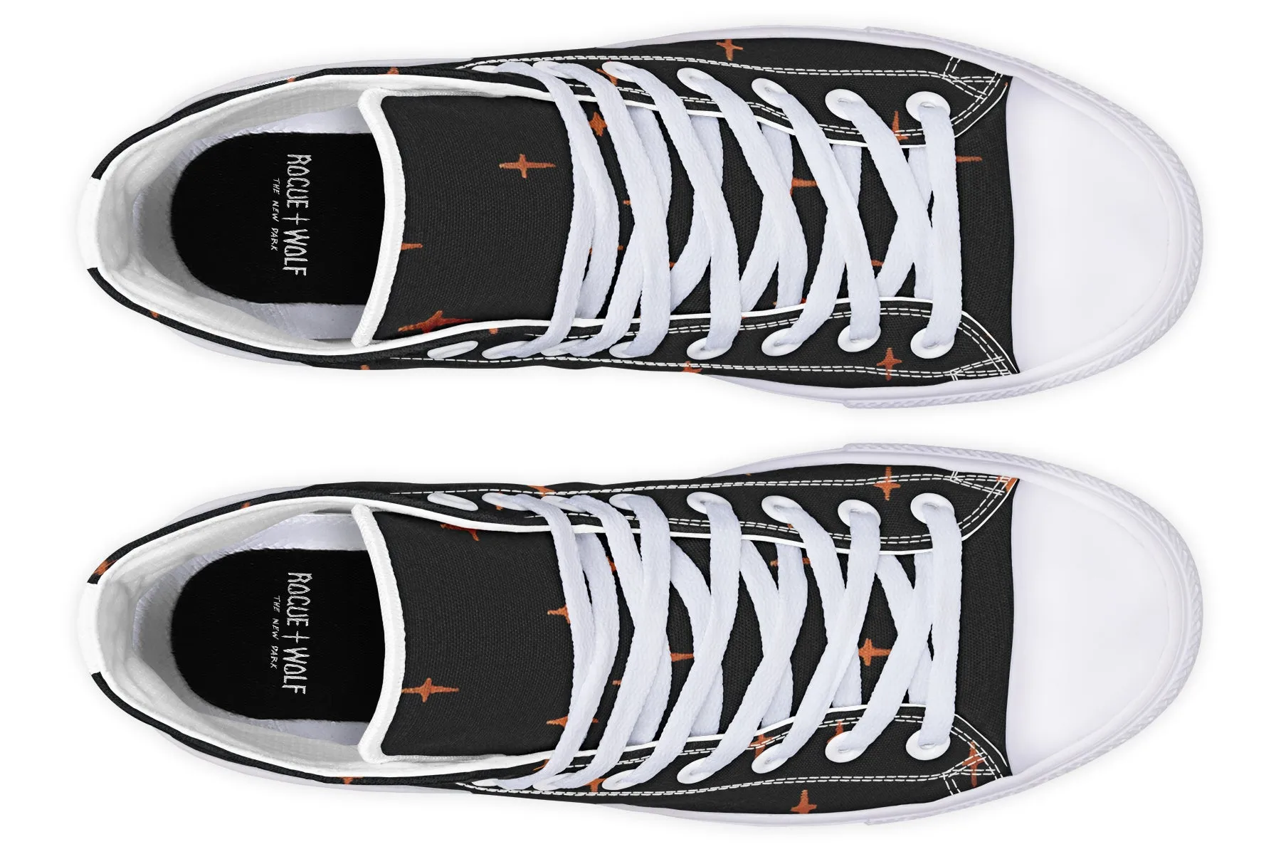 Boo High Tops - Classic Premium Canvas Shoes with Comfortable and Durable Soles