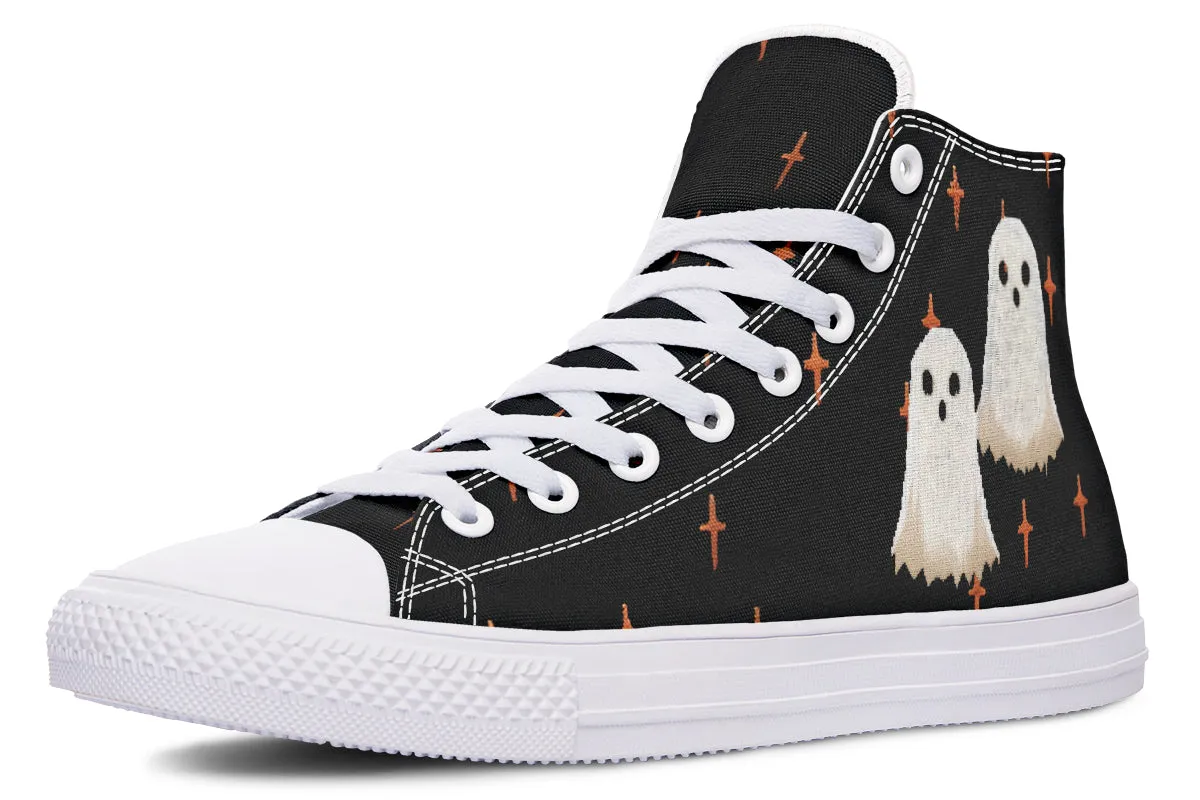 Boo High Tops - Classic Premium Canvas Shoes with Comfortable and Durable Soles