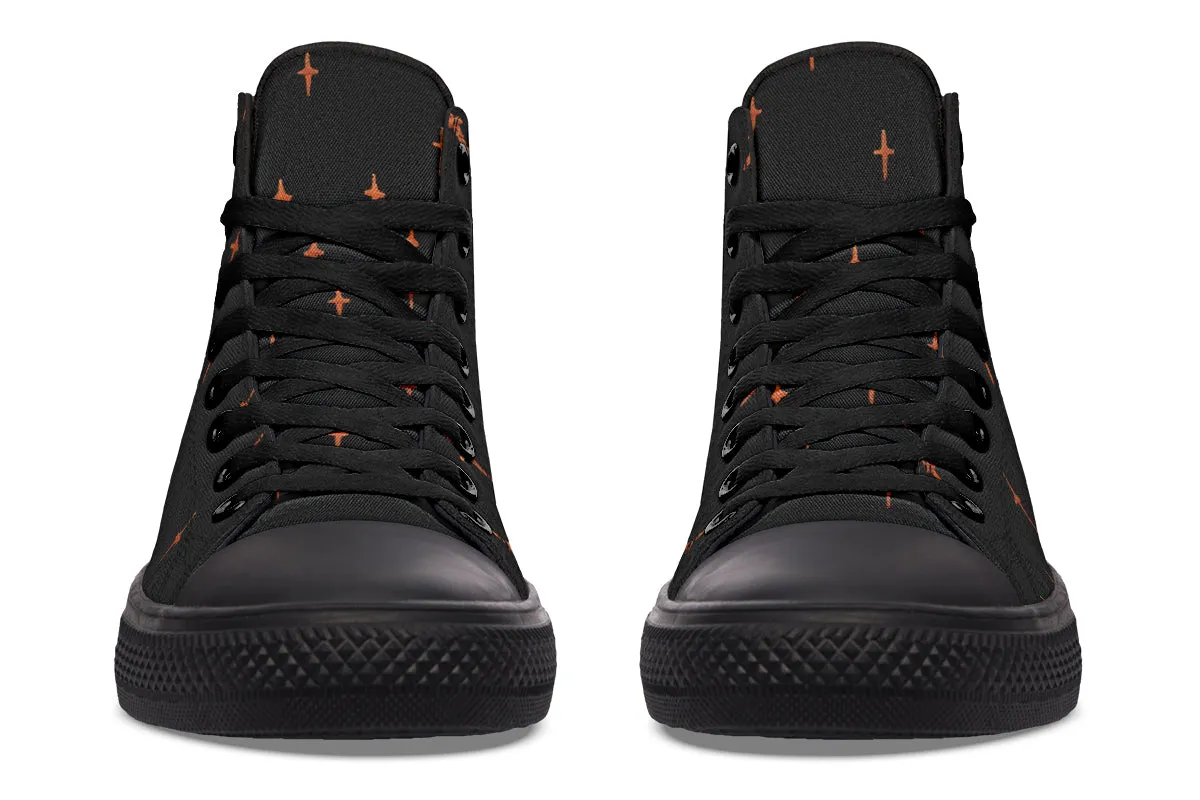 Boo High Tops - Classic Premium Canvas Shoes with Comfortable and Durable Soles