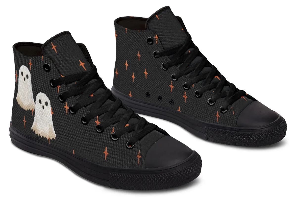 Boo High Tops - Classic Premium Canvas Shoes with Comfortable and Durable Soles