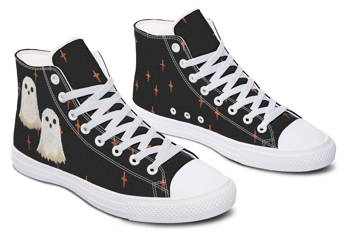 Boo High Tops - Classic Premium Canvas Shoes with Comfortable and Durable Soles
