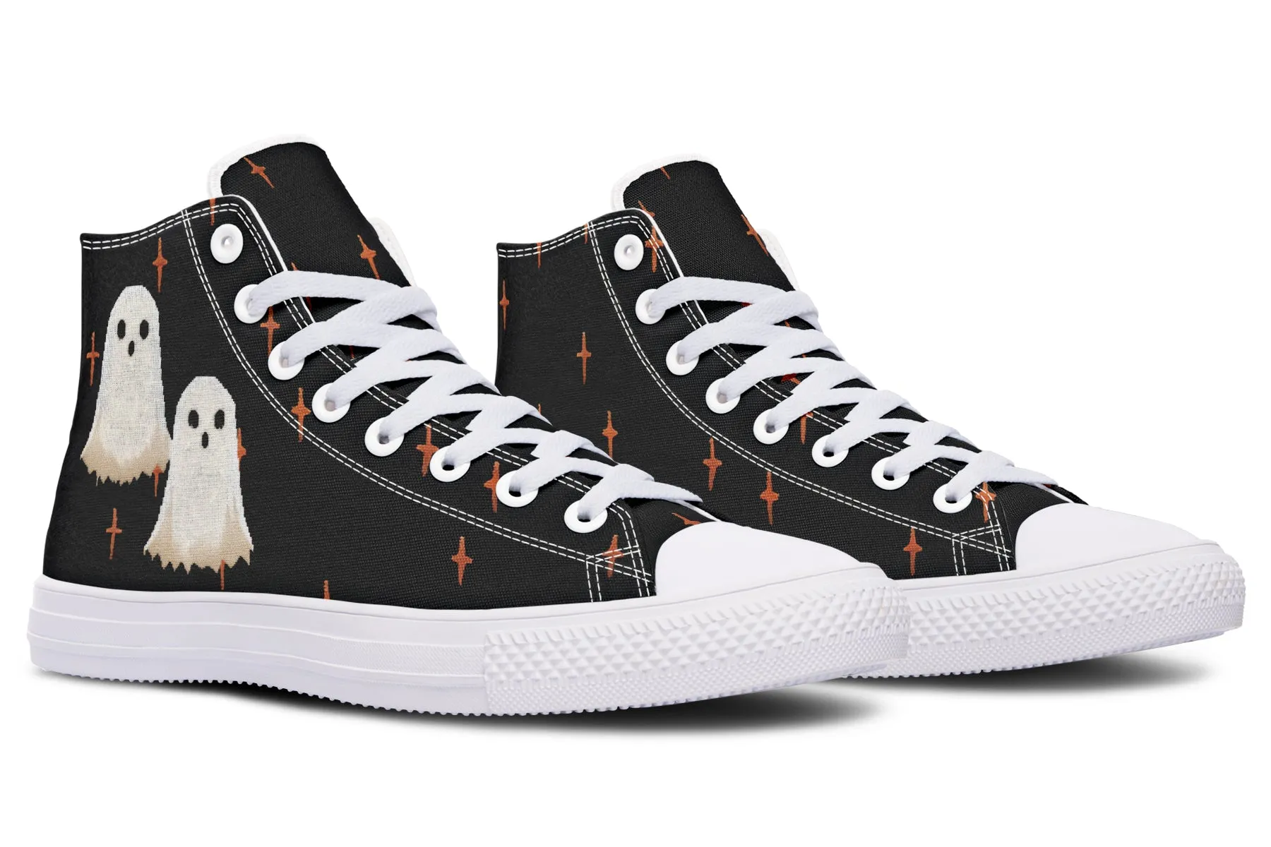 Boo High Tops - Classic Premium Canvas Shoes with Comfortable and Durable Soles