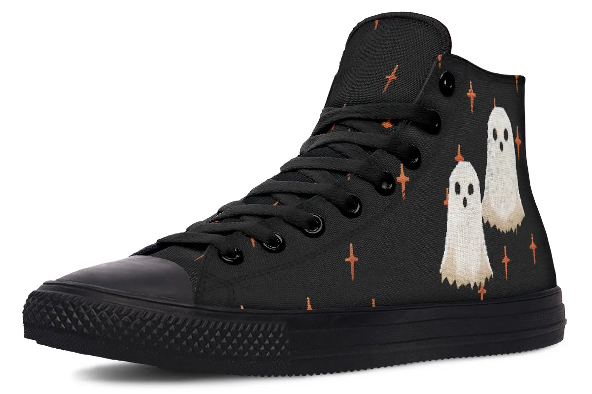 Boo High Tops - Classic Premium Canvas Shoes with Comfortable and Durable Soles