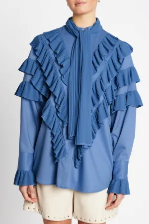 CardiniBBTilja shirt - Cornflower blue