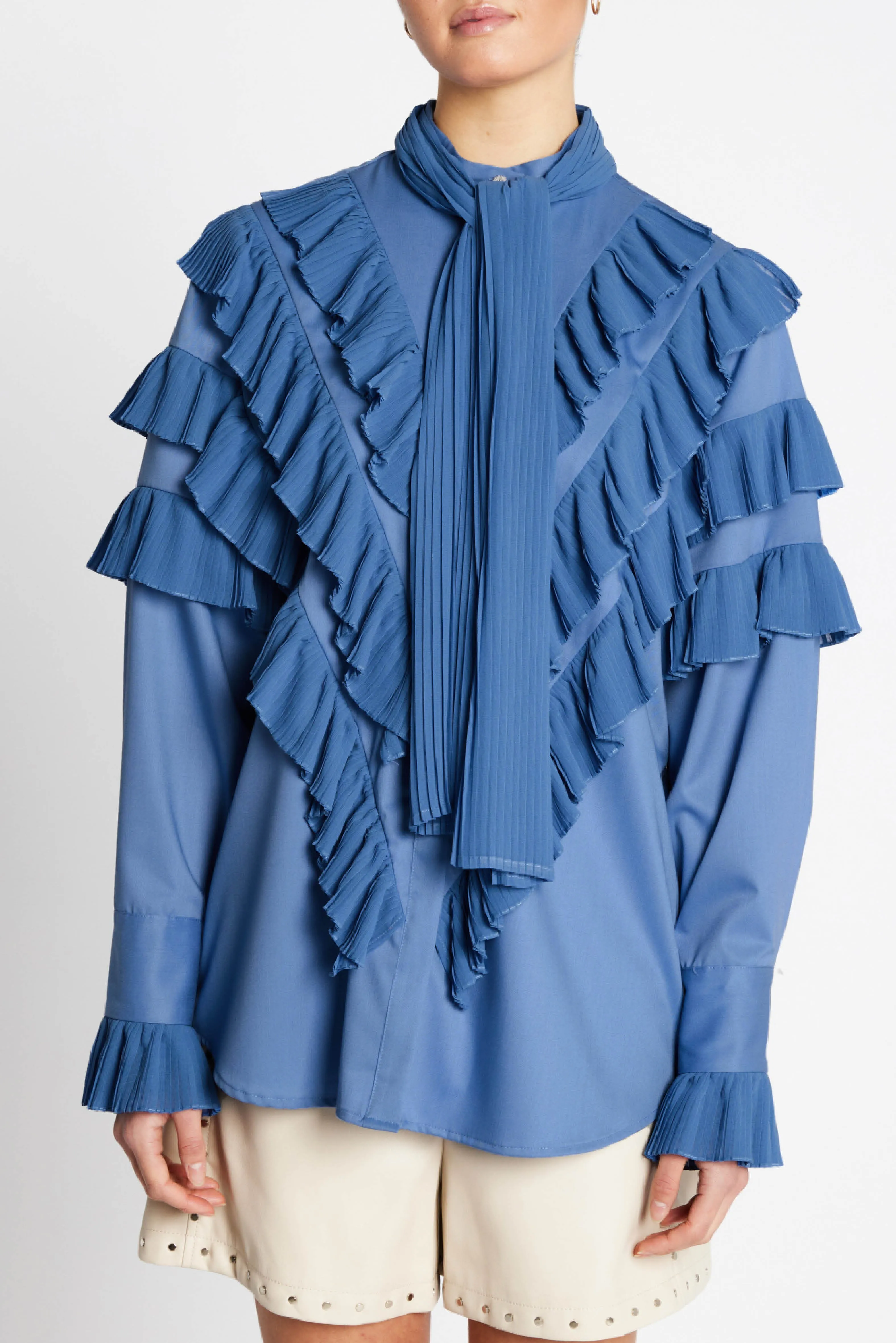 CardiniBBTilja shirt - Cornflower blue