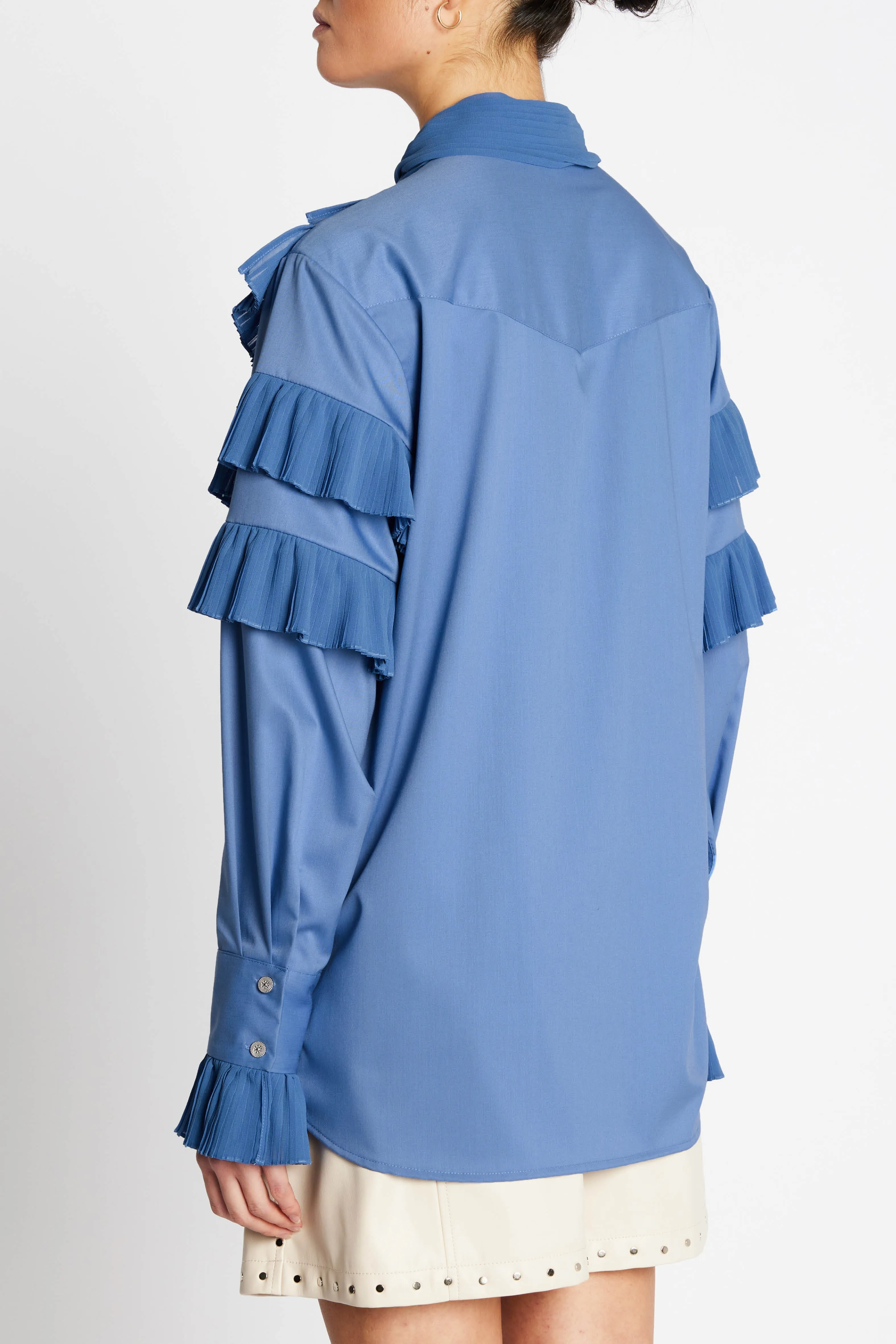 CardiniBBTilja shirt - Cornflower blue