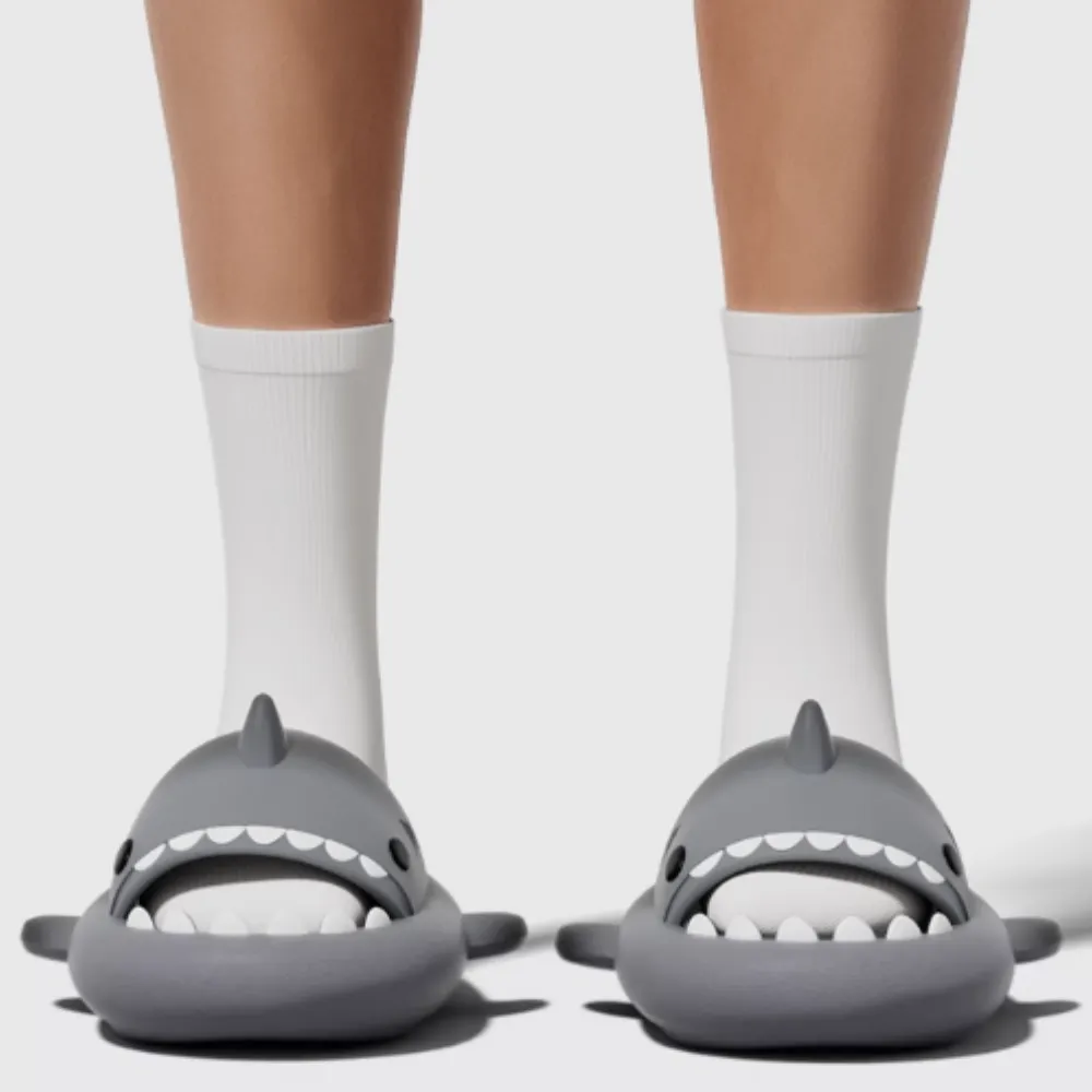 Comfortable Gradient Shark Slippers