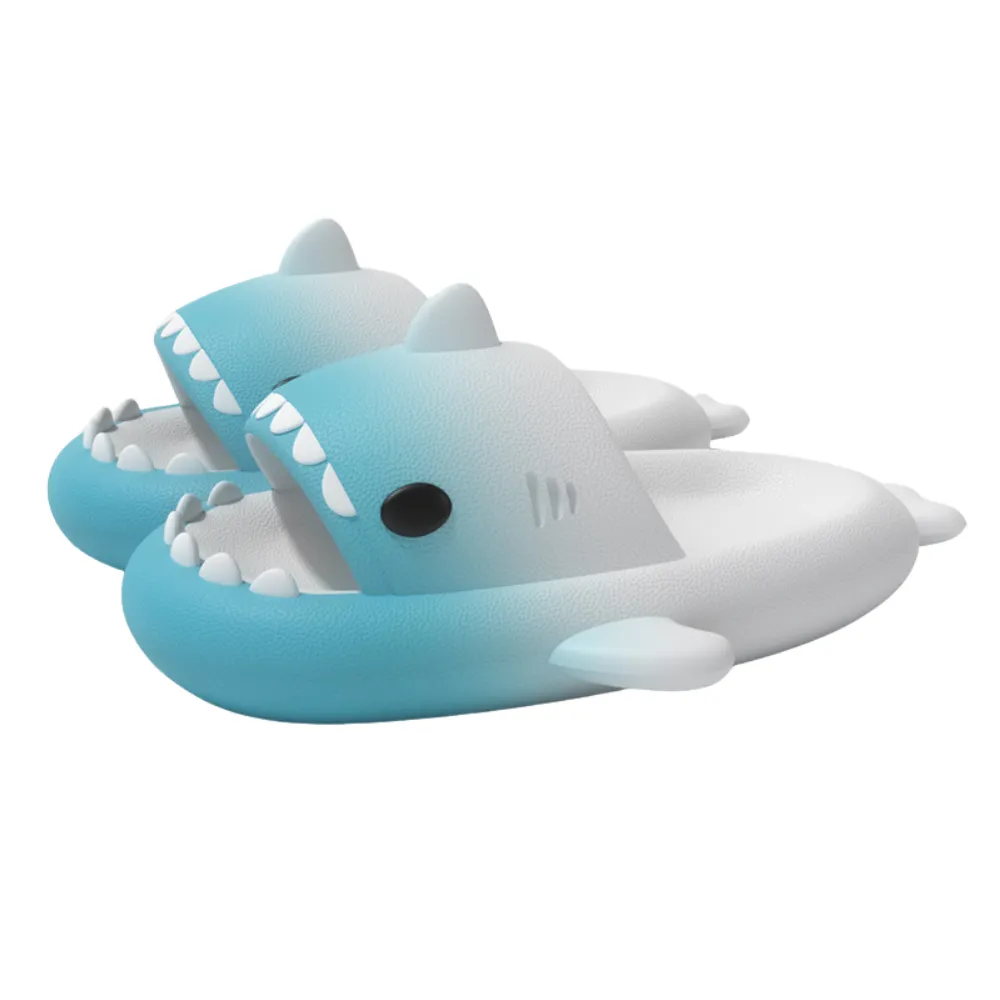 Comfortable Gradient Shark Slippers