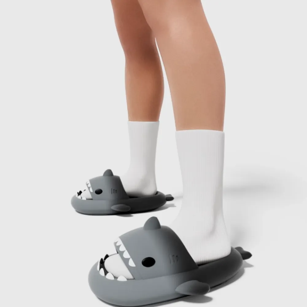 Comfortable Gradient Shark Slippers