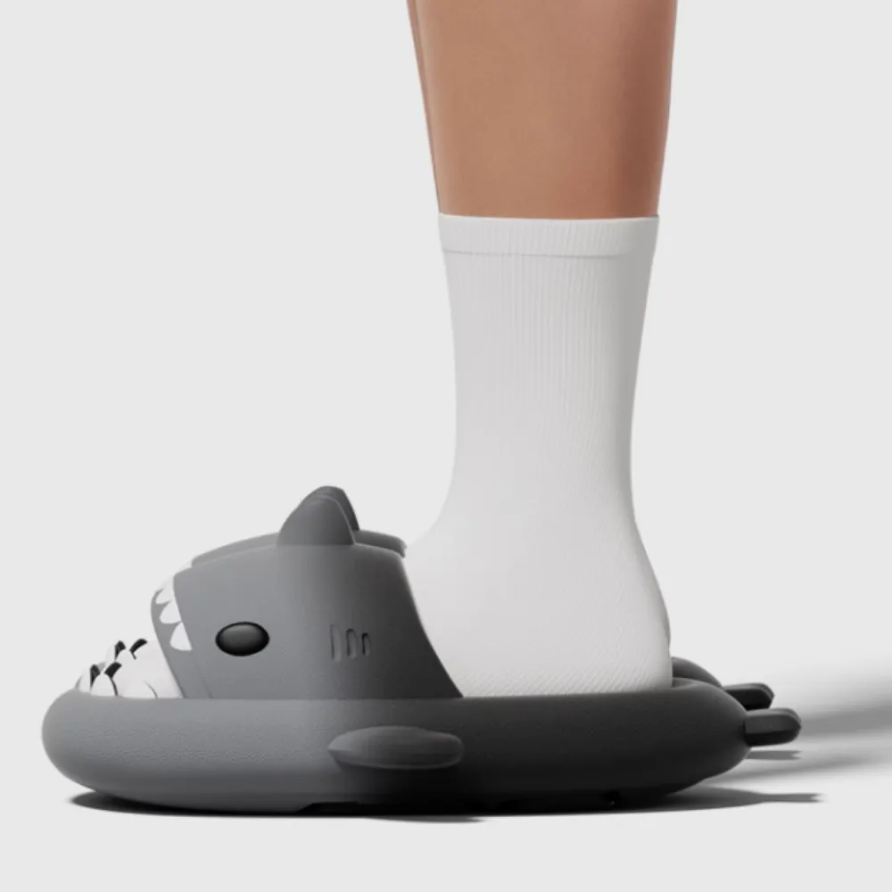 Comfortable Gradient Shark Slippers