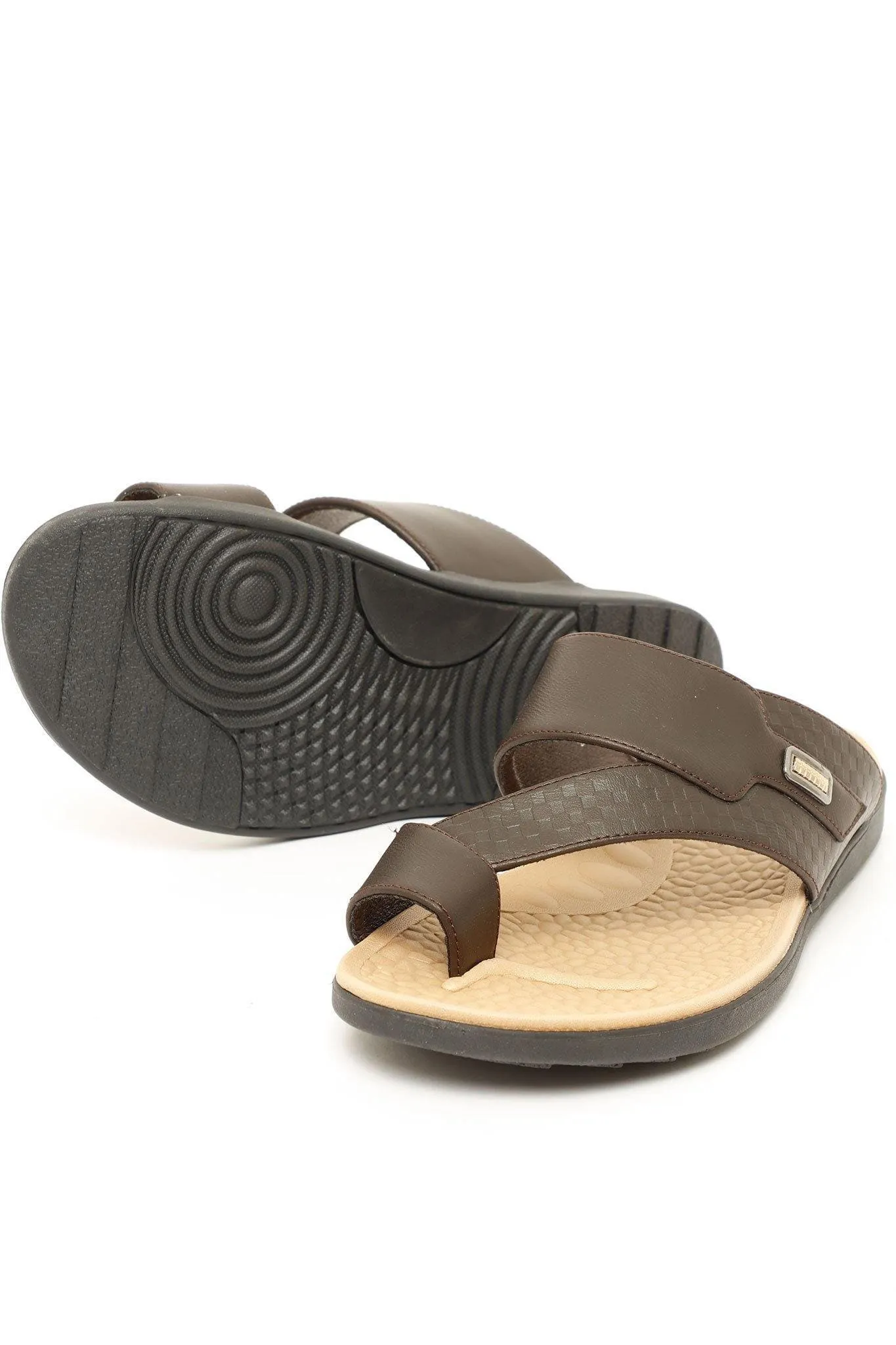 CORADO MEN'S SLIPPERS IN DARK BROWN CR12