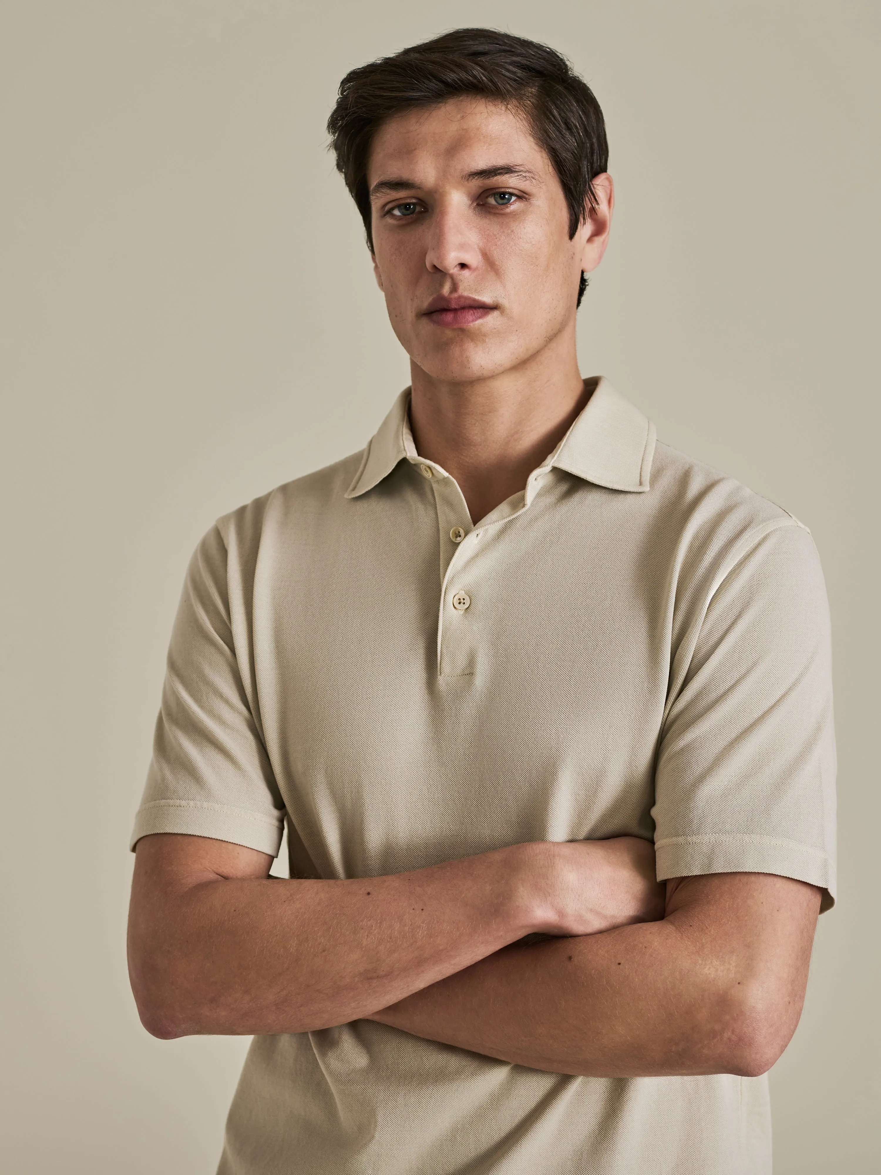 Cotton Pique Polo Shirt