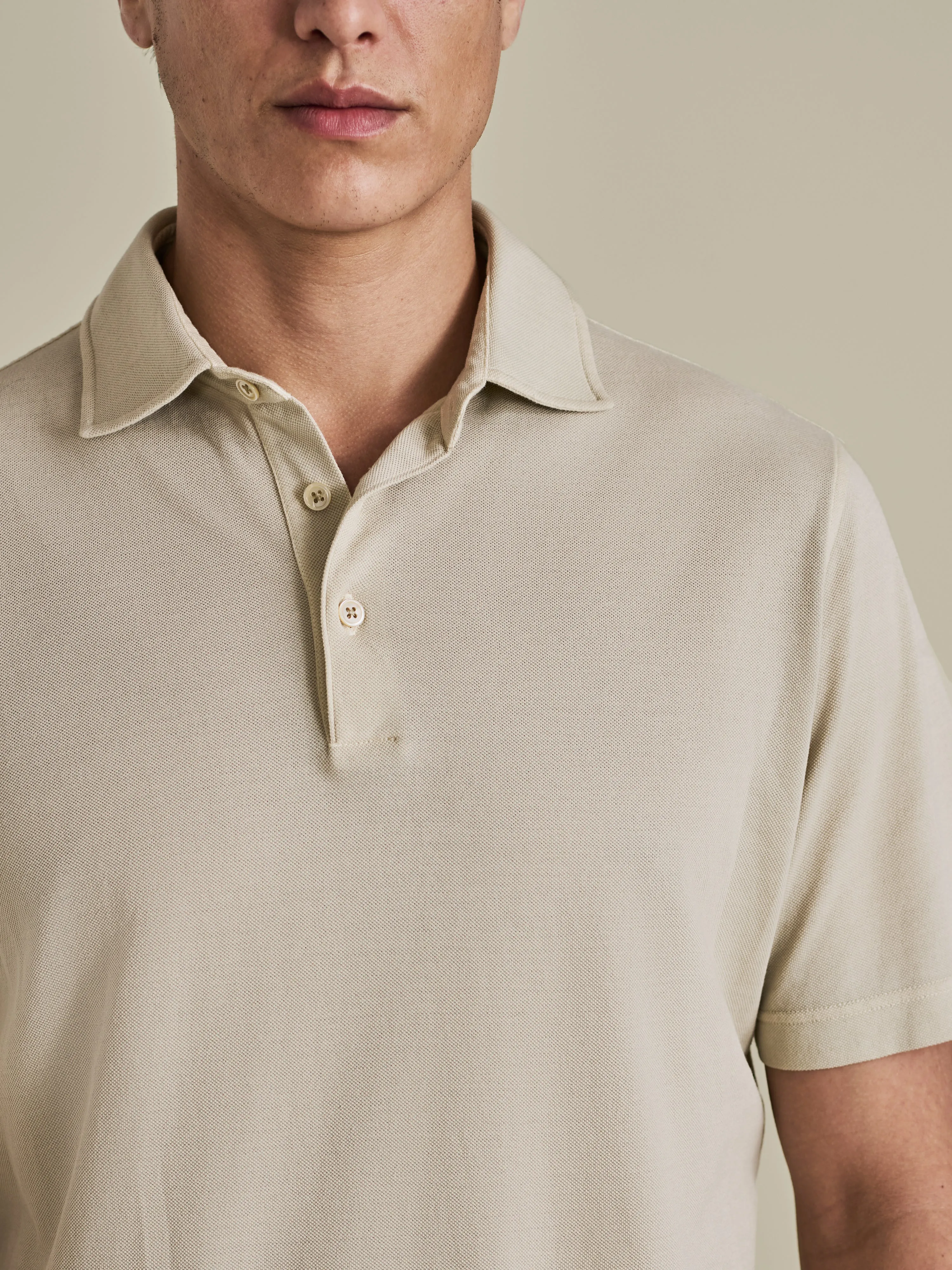Cotton Pique Polo Shirt