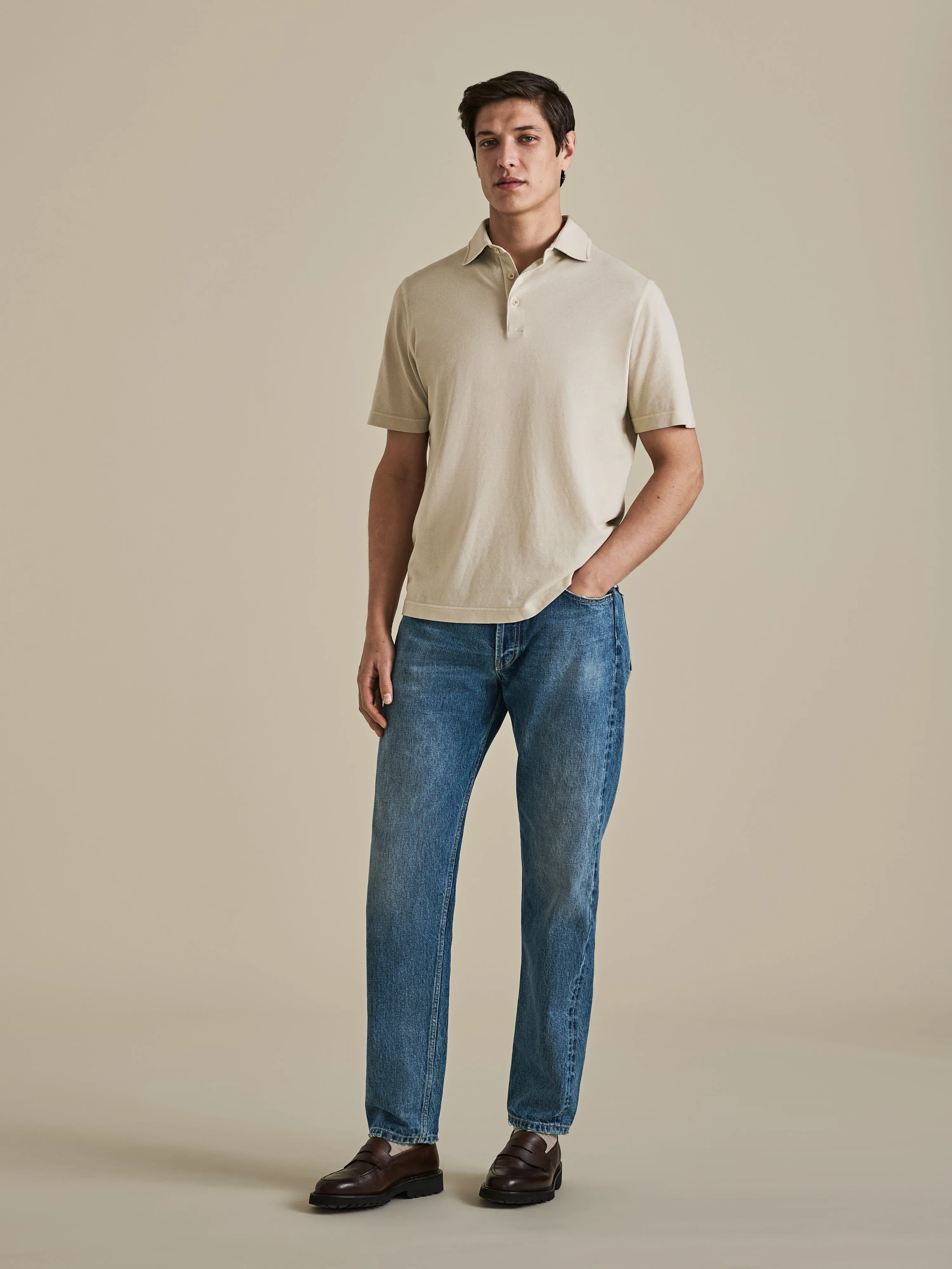 Cotton Pique Polo Shirt