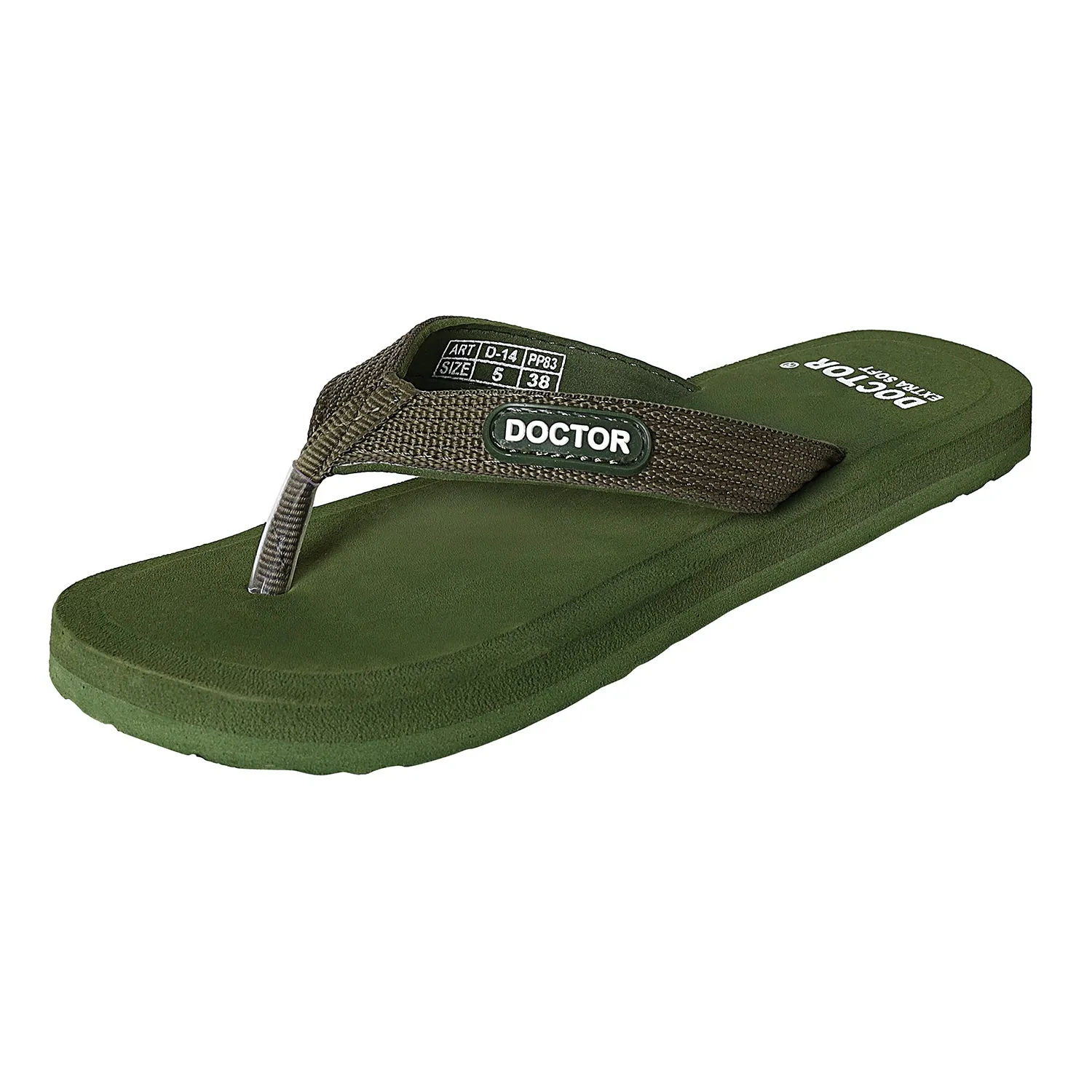 DOCTOR EXTRA SOFT D-13 Doctor Slippers for Women Orthopedic Diabetic Pregnancy Non-Slip Lightweight Cushion Comfortable Flat Mcr Casual Stylish Dr Chappals and House Flip flops For Ladies and Girl’s