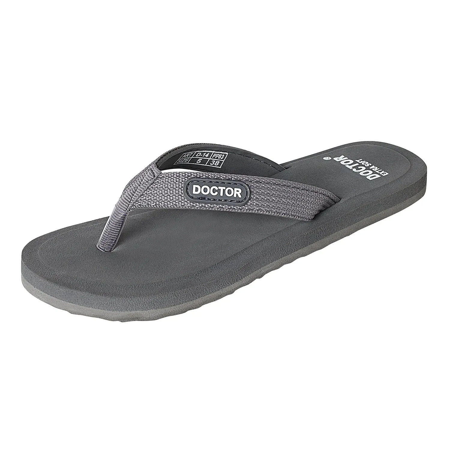 DOCTOR EXTRA SOFT D-13 Doctor Slippers for Women Orthopedic Diabetic Pregnancy Non-Slip Lightweight Cushion Comfortable Flat Mcr Casual Stylish Dr Chappals and House Flip flops For Ladies and Girl’s