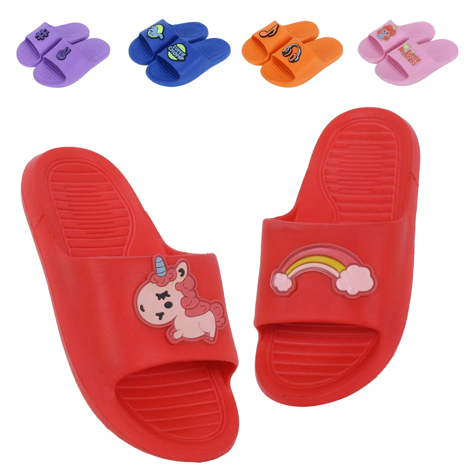DOCTOR EXTRA SOFT Unisex-Child Kids Flip-Flop Kids-06 Soft Comfortable Indoor & Outdoor Slippers Stylish Non-Slip Slider For Home Casual Chappals For Boys & Girls