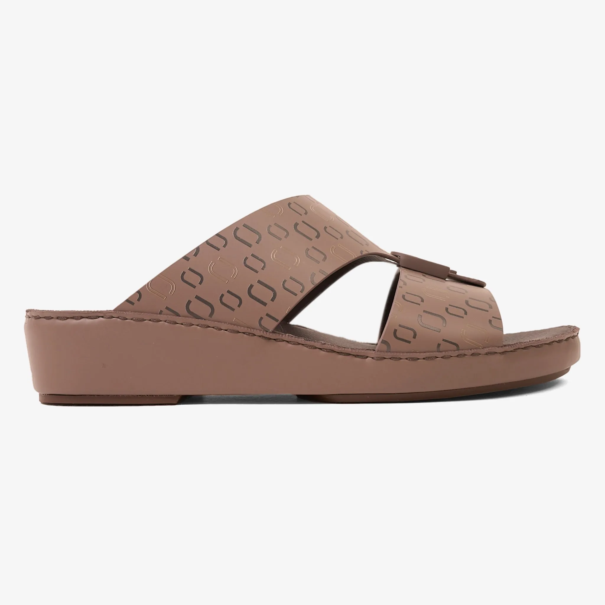 FARADA MODERN CLOUD EMBOSSED LEATHER SANDALS PERISSA