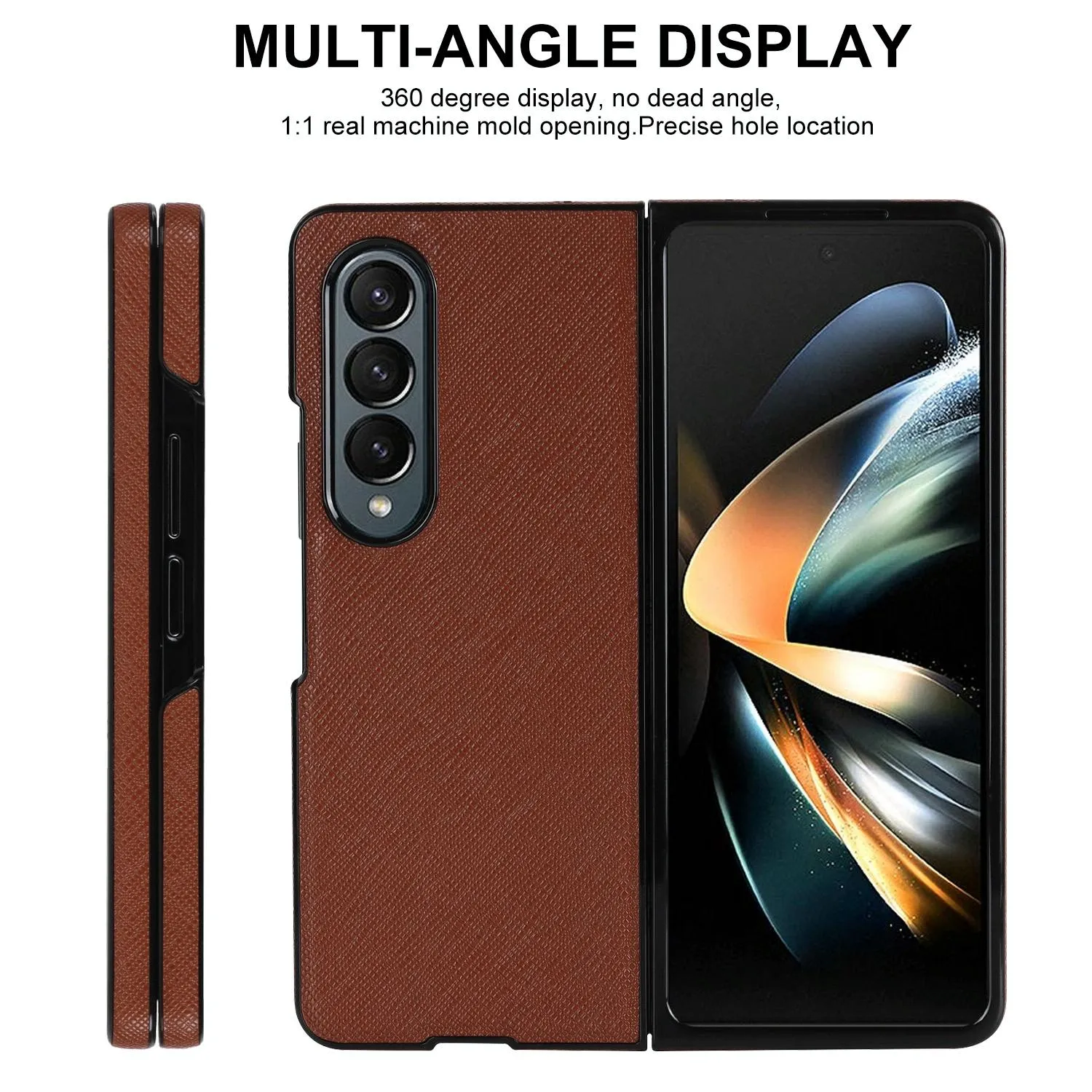 Foldable Cross Pattern Phone Case - Compact Design