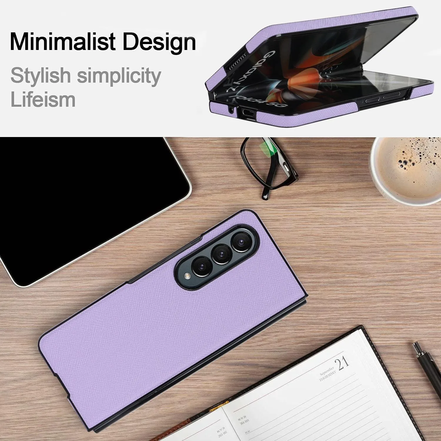 Foldable Cross Pattern Phone Case - Compact Design