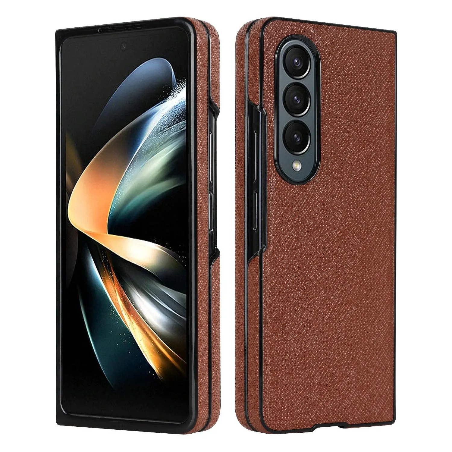 Foldable Cross Pattern Phone Case - Compact Design