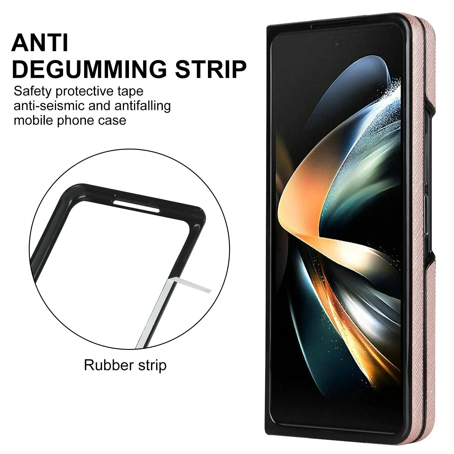 Foldable Cross Pattern Phone Case - Compact Design
