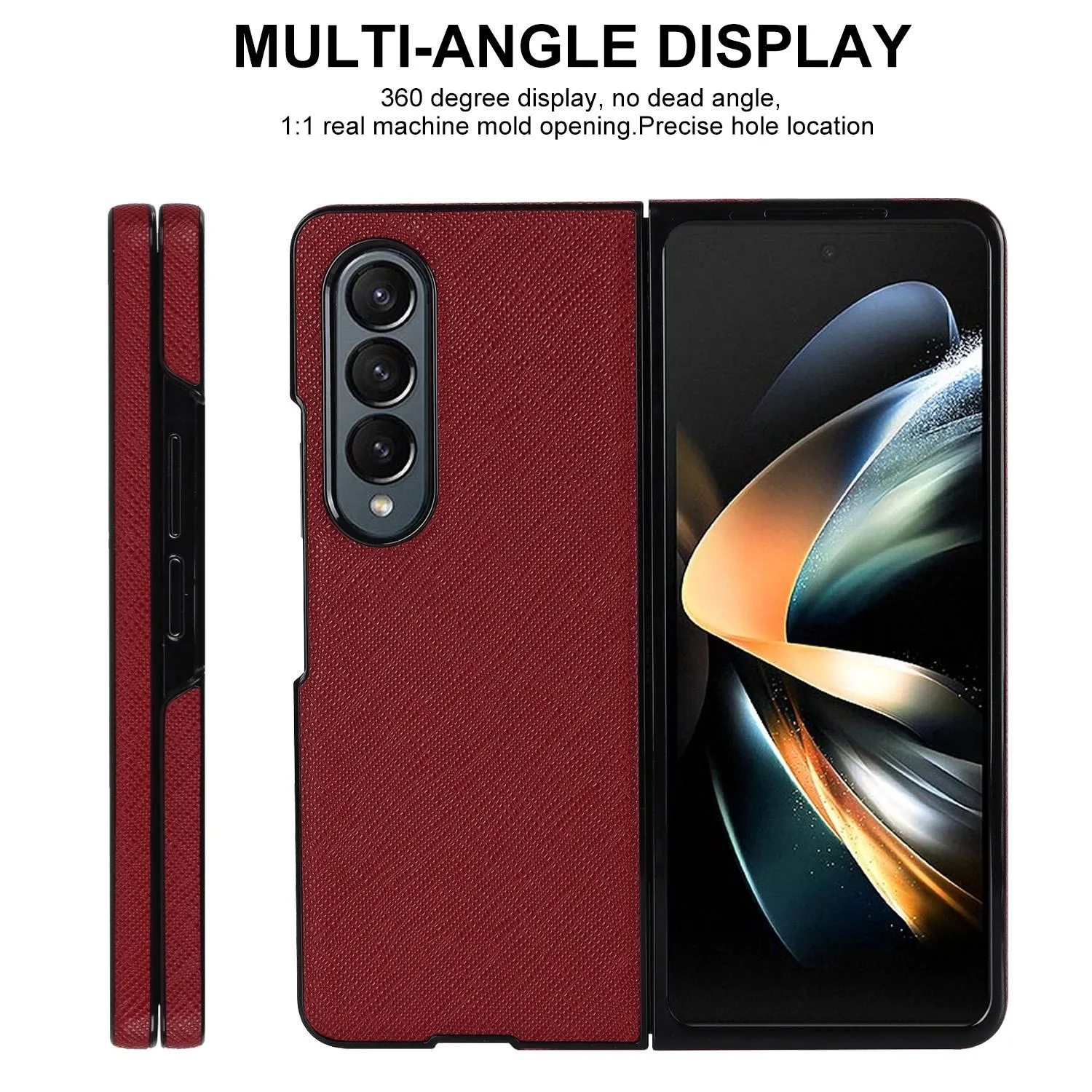 Foldable Cross Pattern Phone Case - Compact Design