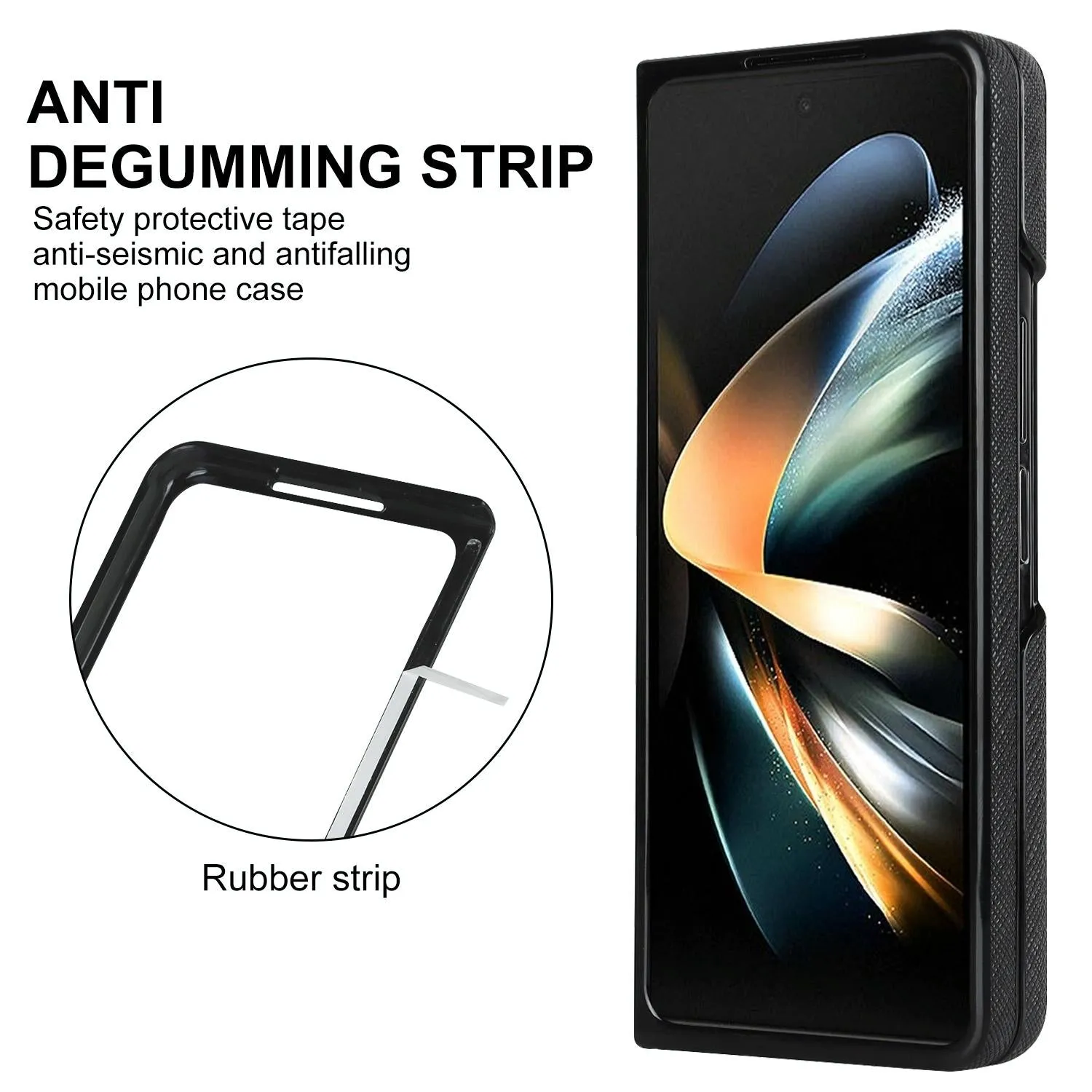 Foldable Cross Pattern Phone Case - Compact Design