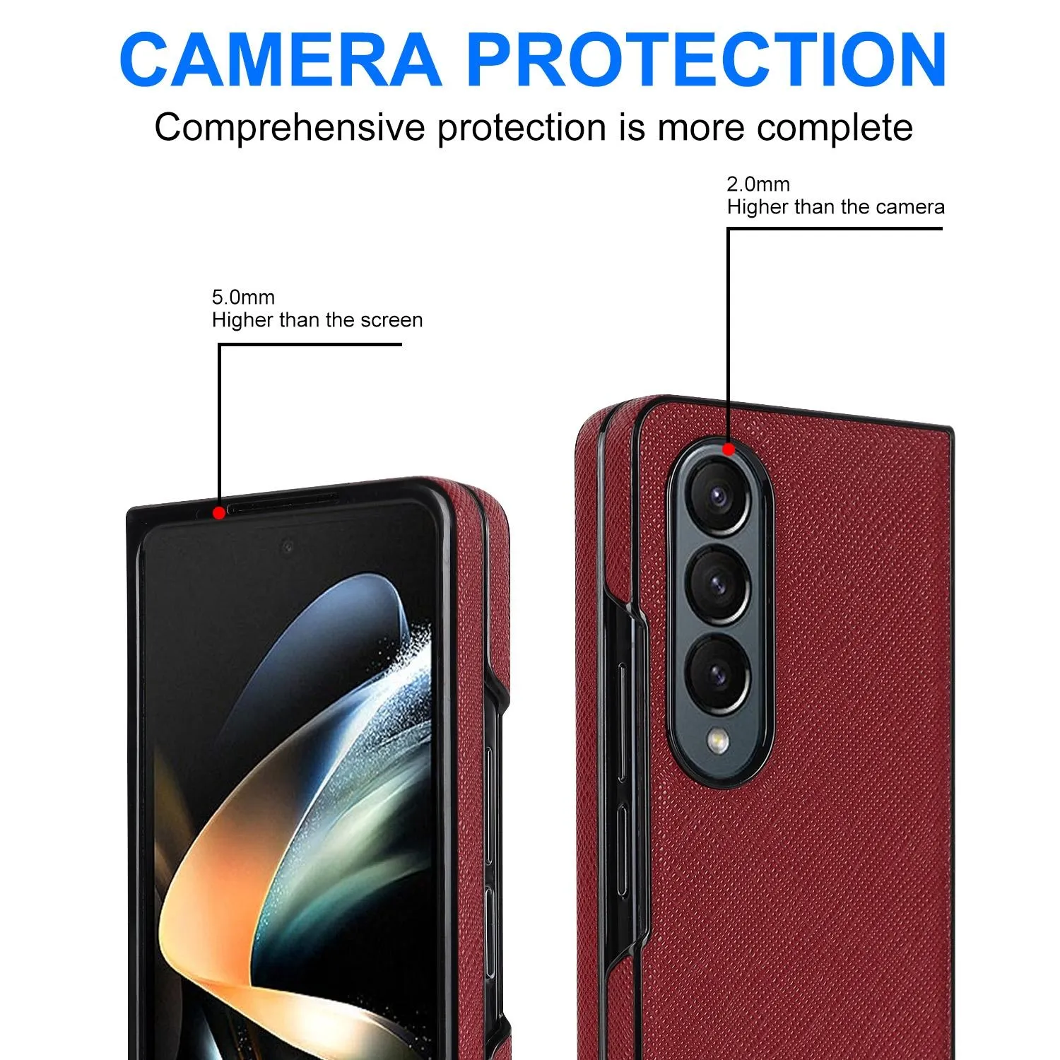 Foldable Cross Pattern Phone Case - Compact Design