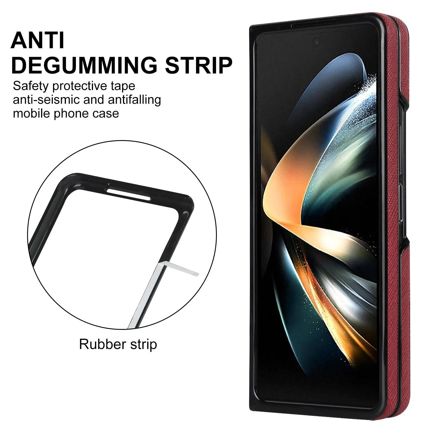 Foldable Cross Pattern Phone Case - Compact Design