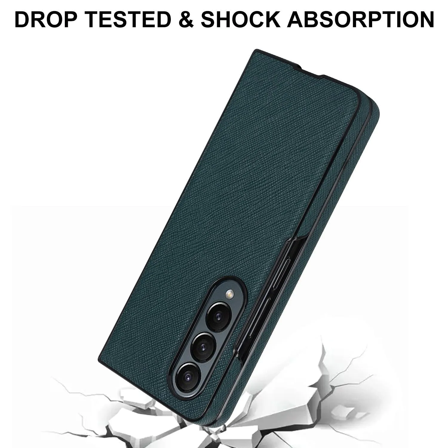 Foldable Cross Pattern Phone Case - Compact Design