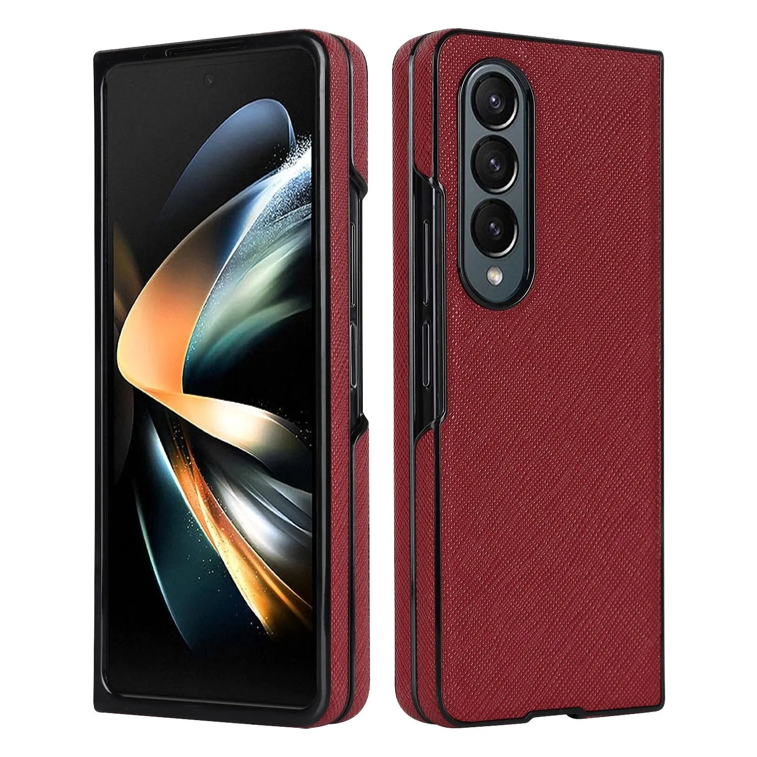 Foldable Cross Pattern Phone Case - Compact Design