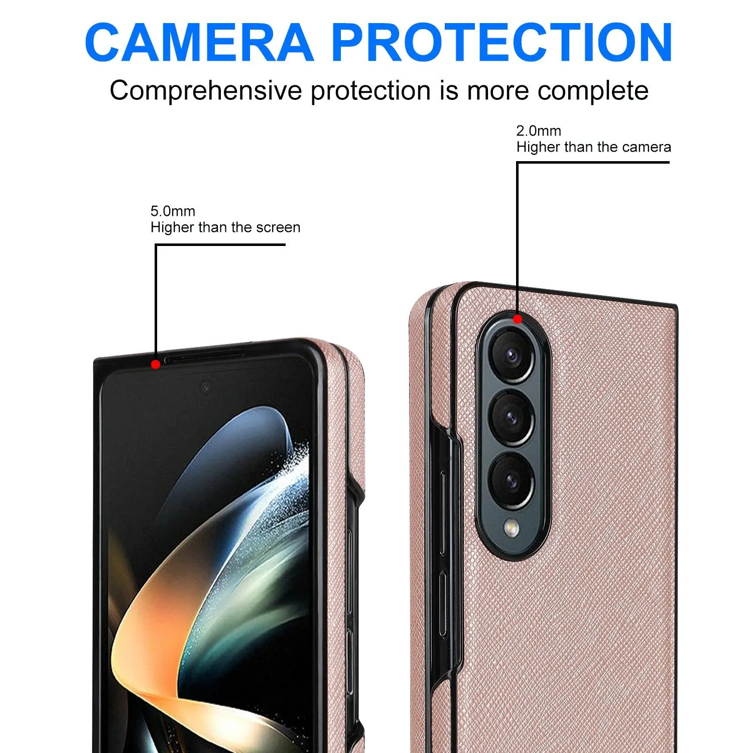 Foldable Cross Pattern Phone Case - Compact Design