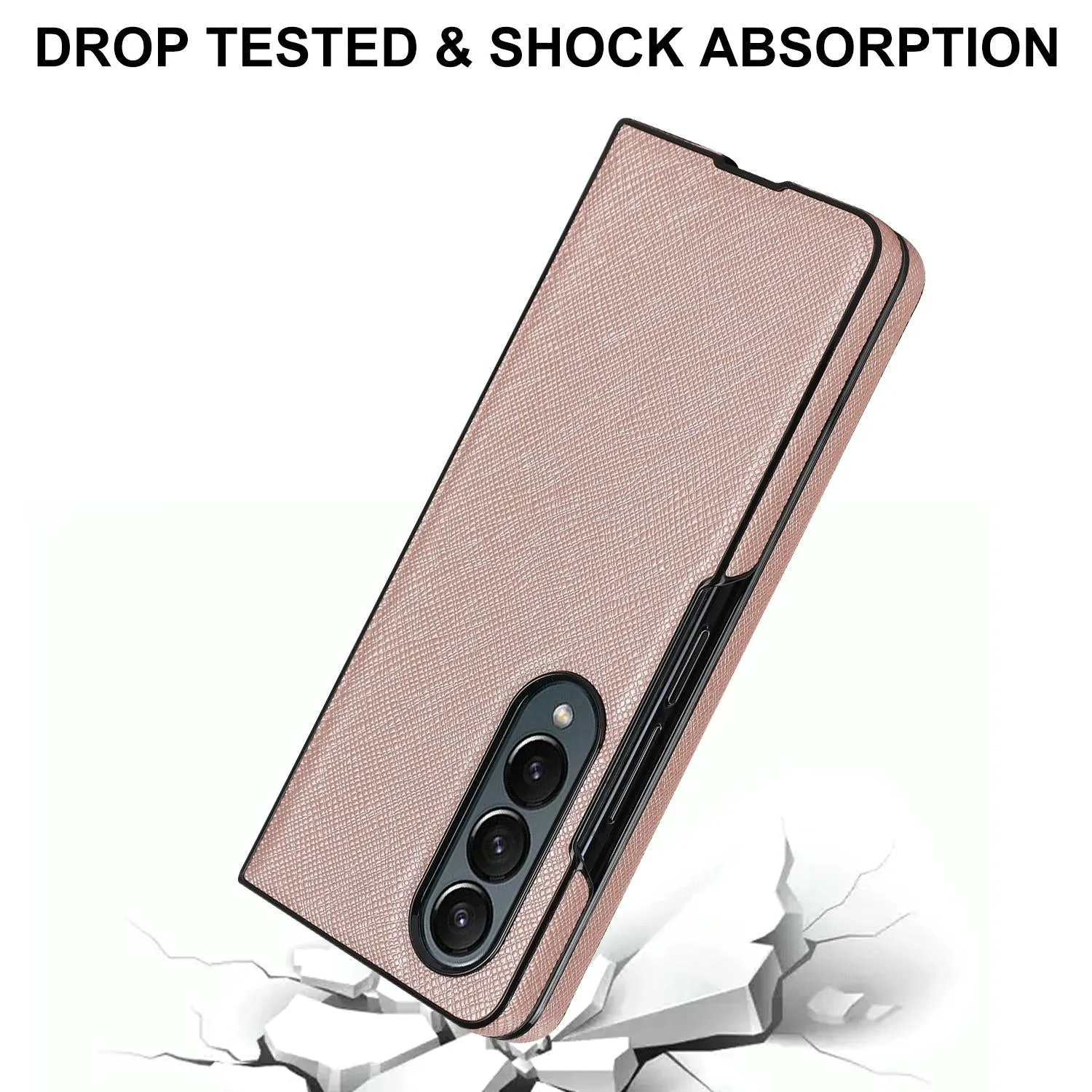Foldable Cross Pattern Phone Case - Compact Design