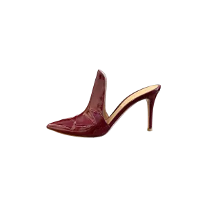 Gianvito Rossi Patent Leather Aramis Mules (Size 39)