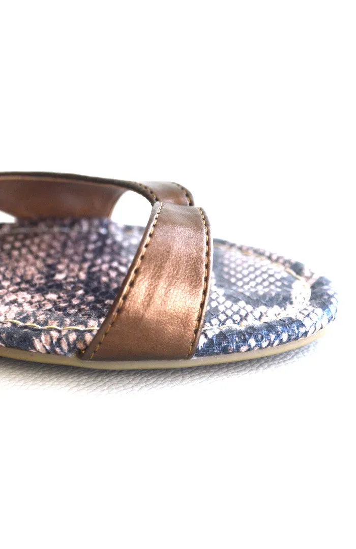 Gladys Bronze Sandals