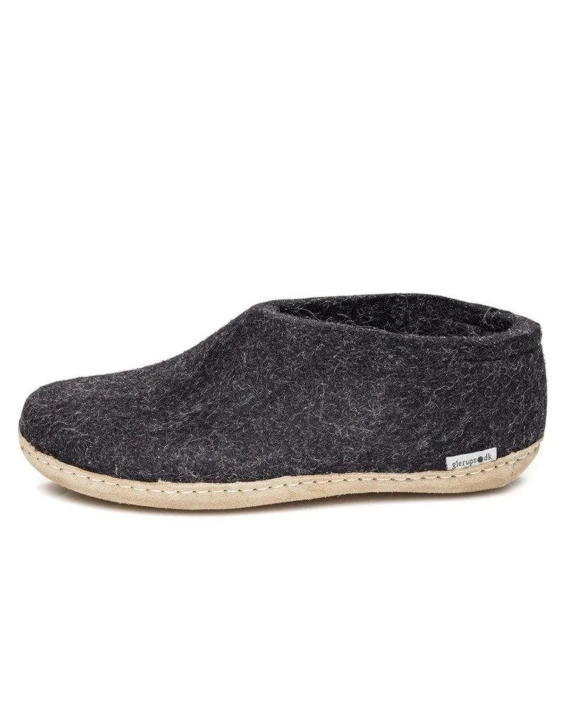 Glerups Slipper Shoes | Leather Sole