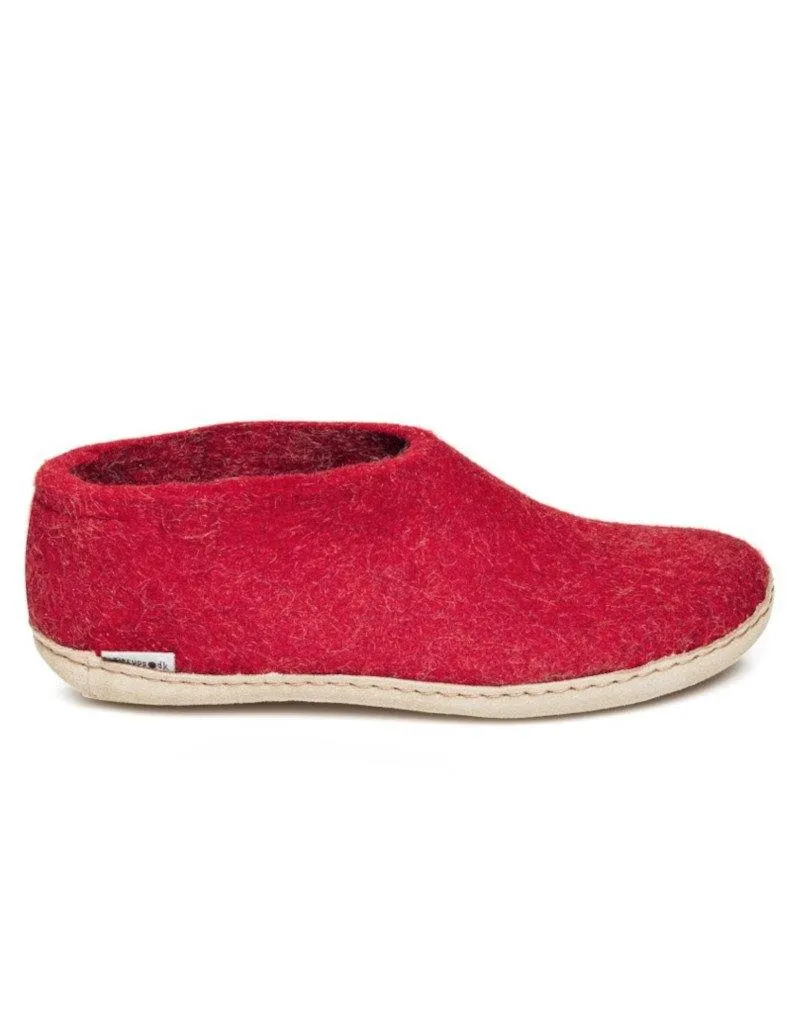 Glerups Slipper Shoes | Leather Sole