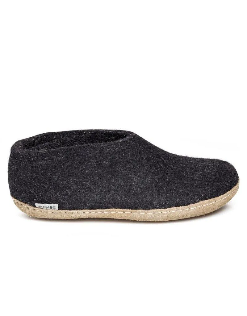 Glerups Slipper Shoes | Leather Sole
