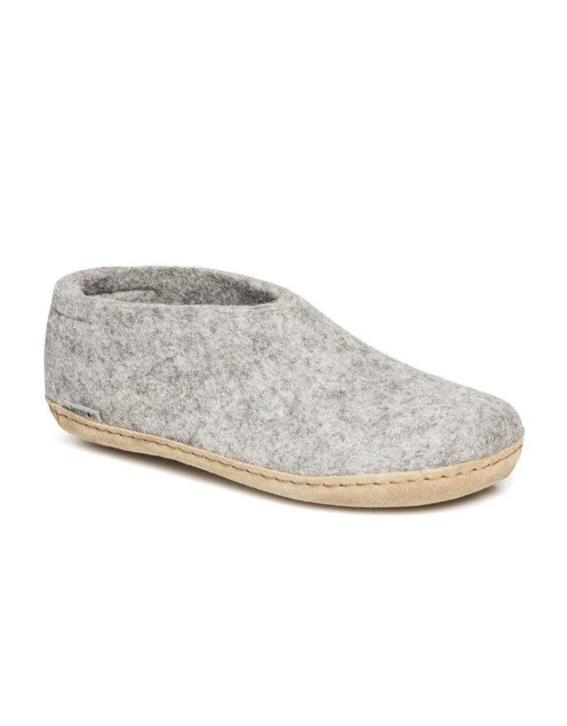 Glerups Slipper Shoes | Leather Sole