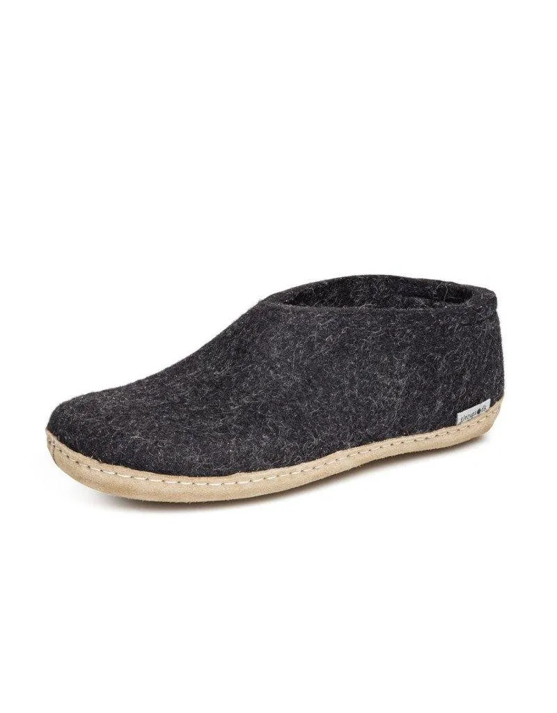 Glerups Slipper Shoes | Leather Sole