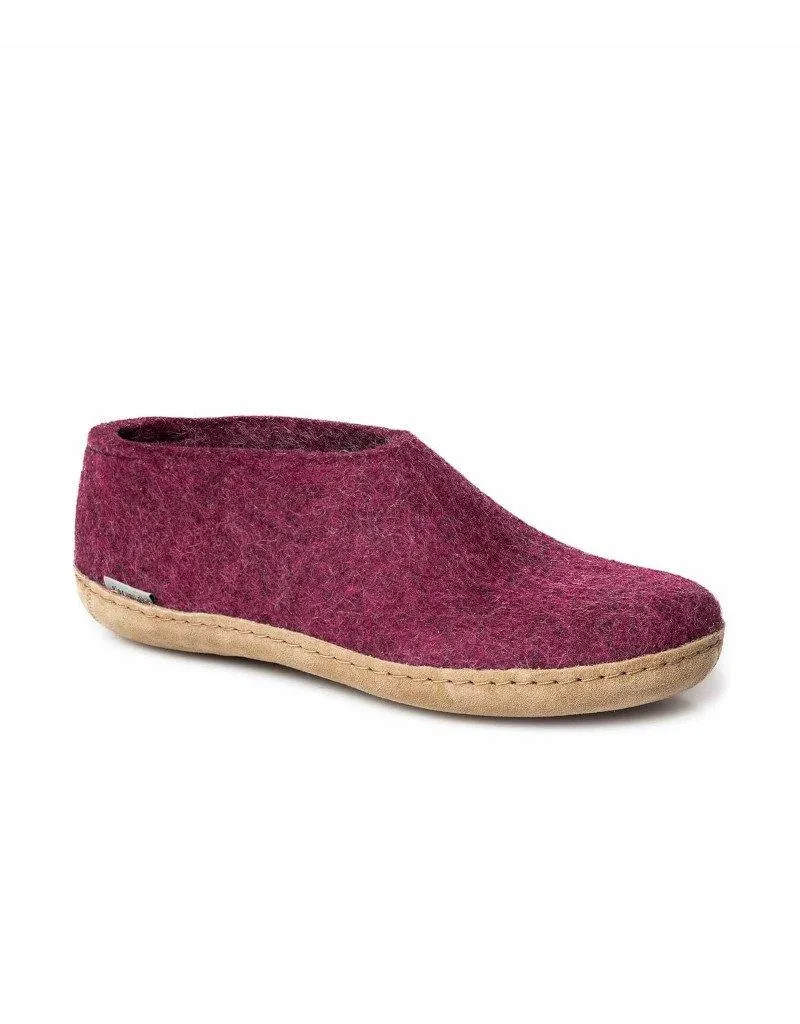 Glerups Slipper Shoes | Leather Sole
