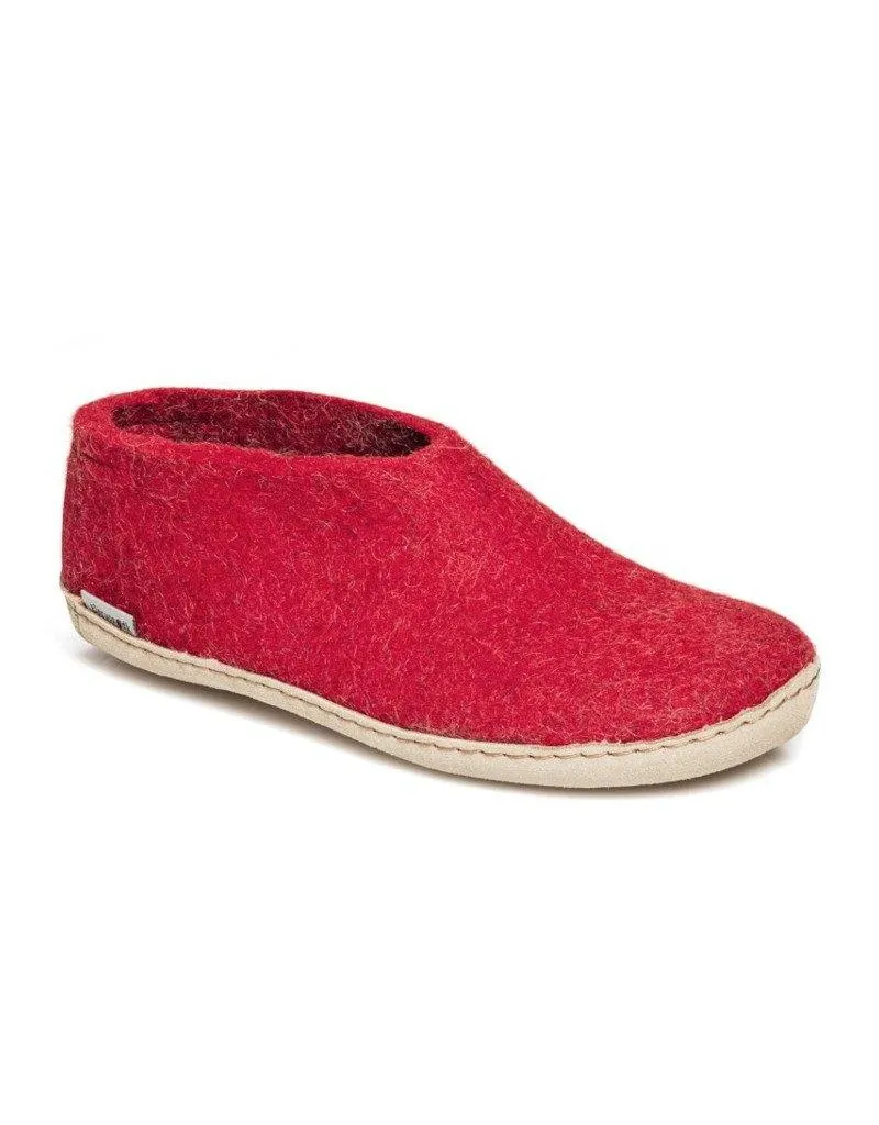 Glerups Slipper Shoes | Leather Sole