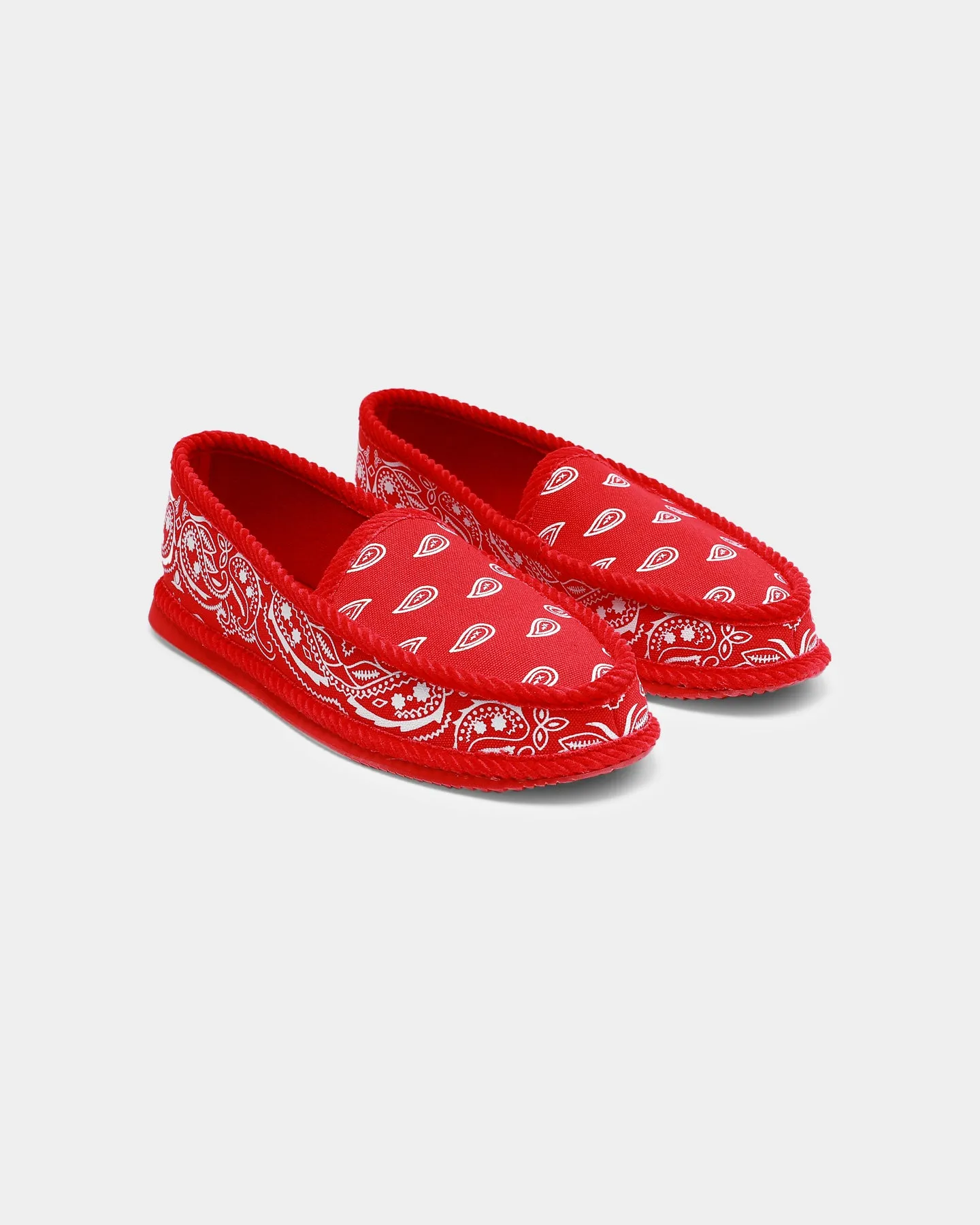 Goat Crew Bandana Slipper Red/White