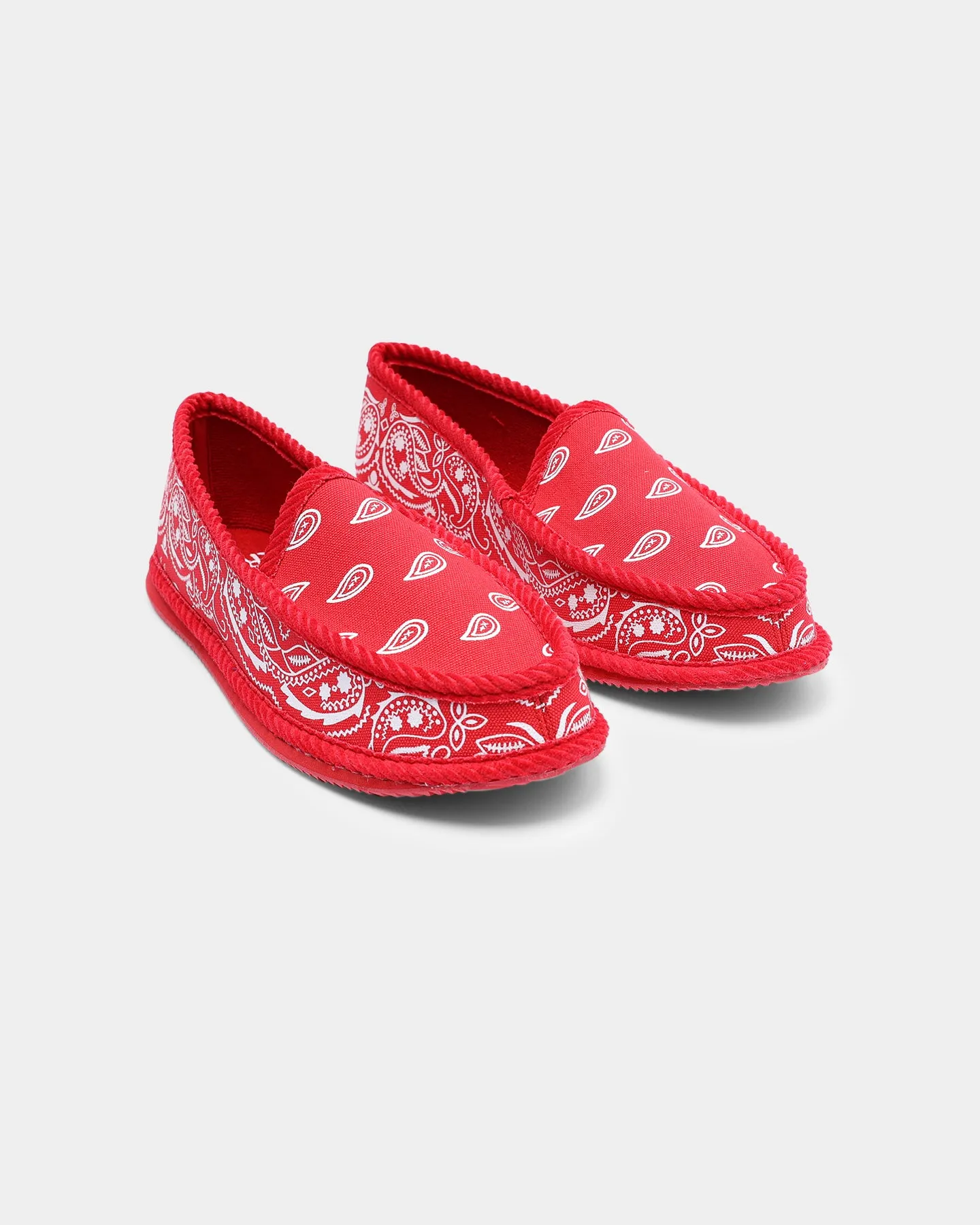Goat Crew Bandana Slipper Red/White